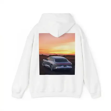 Lucid Air Grand Touring Glowing Sunset Sky
