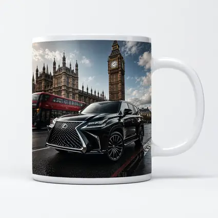 Lexus LX Black SUV London Big Ben