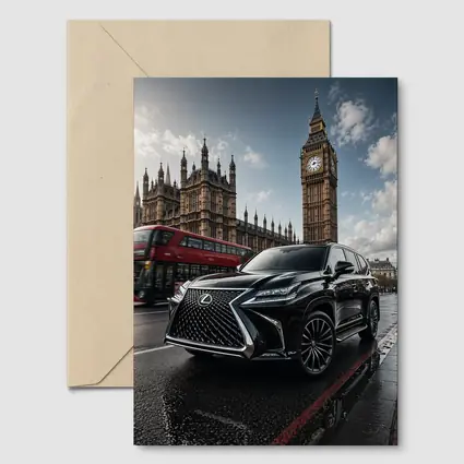 Lexus LX Black SUV London Big Ben