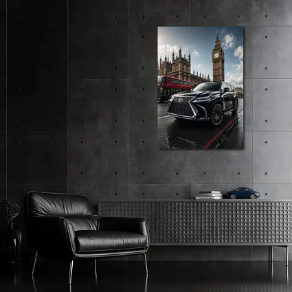 Lexus LX Black SUV London Big Ben