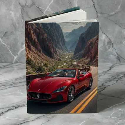 Maserati GranCabrio Red Canyon Road Drive