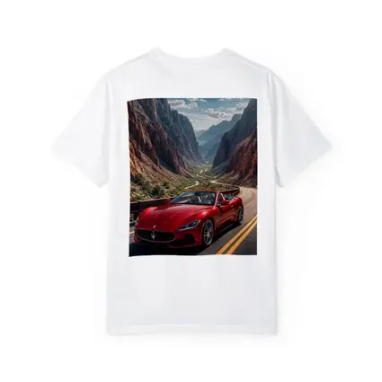 Maserati GranCabrio Red Canyon Road Drive