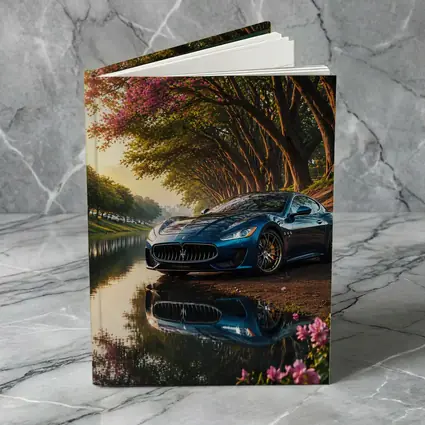 Maserati GranTurismo Blue Car By River