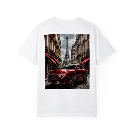 Maserati Levante Red Paris Eiffel Tower