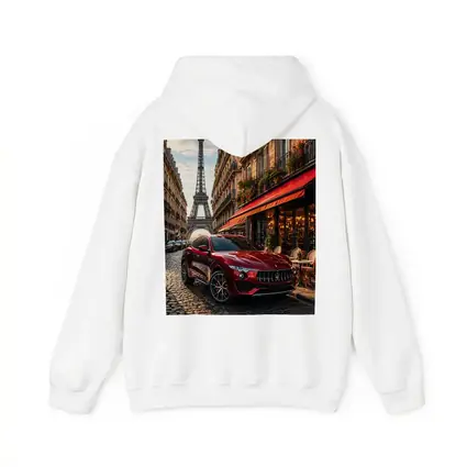 Maserati Levante Red SUV Paris Streets