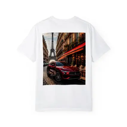 Maserati Levante Red SUV Paris Streets
