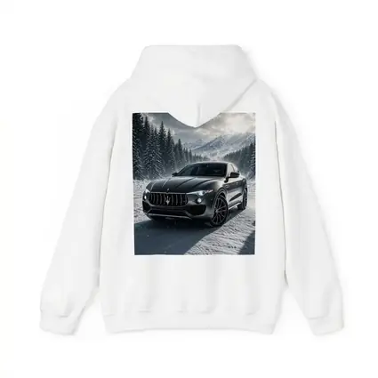 Maserati Levante Black Snow Winter Forest