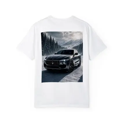 Maserati Levante Black Snow Winter Forest