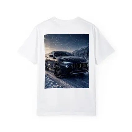 Maserati Levante Black SUV Snowy Night