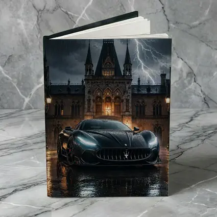 Maserati MC20 Black Storm Gothic Castle Night