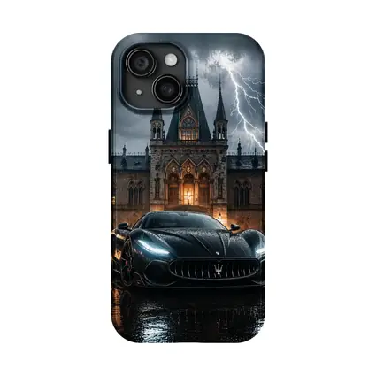 Maserati MC20 Black Storm Gothic Castle Night