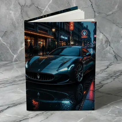 Maserati MC20 Wet City Street Night