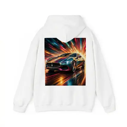 Maserati Quattroporte Colorful Abstract Speed Art
