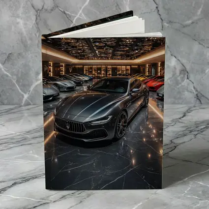 Maserati Quattroporte Luxury Showroom Dark Interior