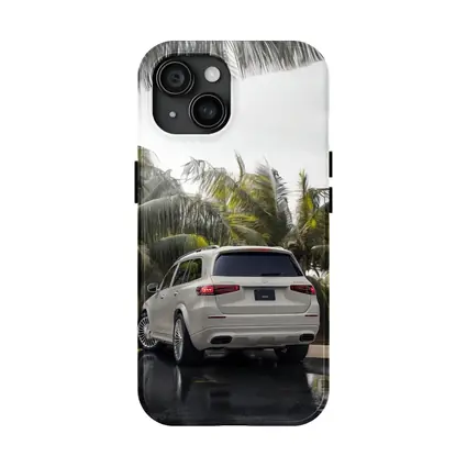 Mercedes Maybach GLS600 White SUV Rainy Palms