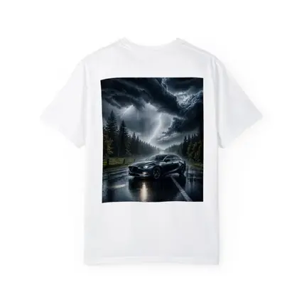 Mazda 3 Stormy Night Wet Road