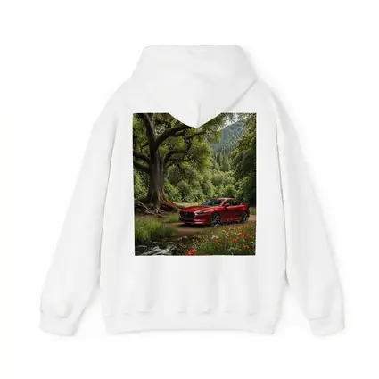 Mazda 6 Sedan Parked by Forest Stream