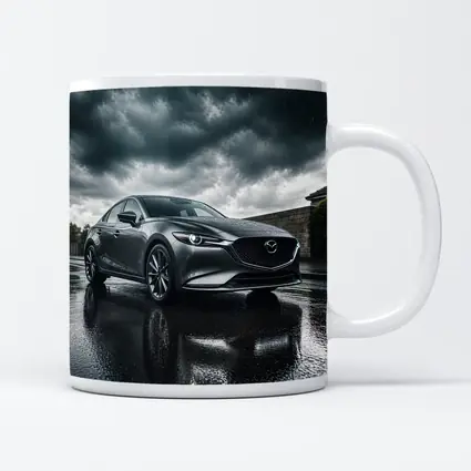 Mazda 6 Sedan Stormy Rainy Dark Sky