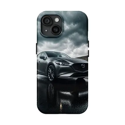 Mazda 6 Sedan Stormy Rainy Dark Sky