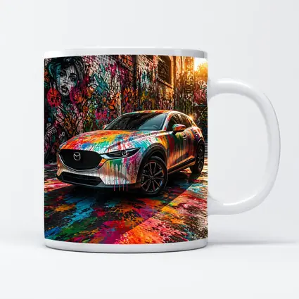Mazda CX30 Paint Splash Graffiti Alley