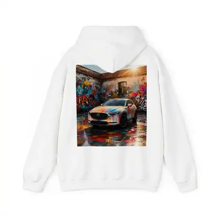 Mazda CX30 Colorful Graffiti Wall Urban Setting