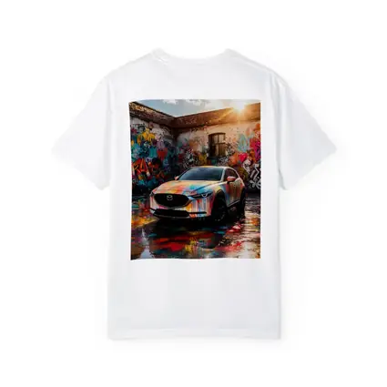 Mazda CX30 Colorful Graffiti Wall Urban Setting