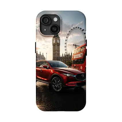 Mazda CX5 Red SUV London Street