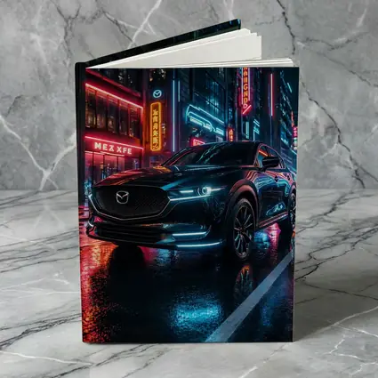 Mazda CX5 Neon City Night Street