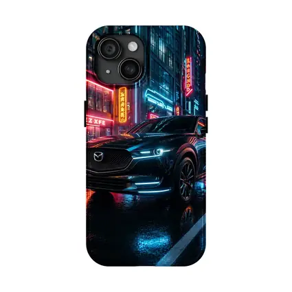 Mazda CX5 Neon City Night Street