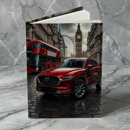 Mazda CX Five Red SUV London Street