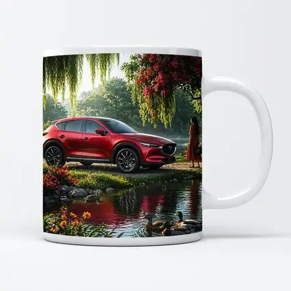 Mazda CX Five Red SUV by River