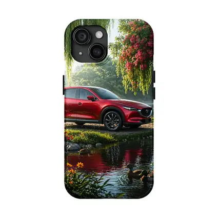 Mazda CX Five Red SUV by River