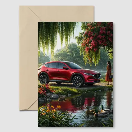 Mazda CX Five Red SUV by River