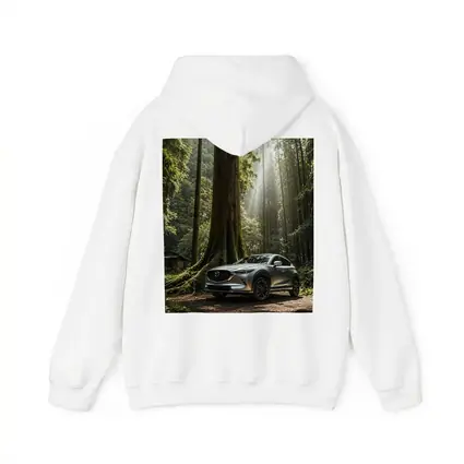 Mazda CX Silver SUV Forest Setting