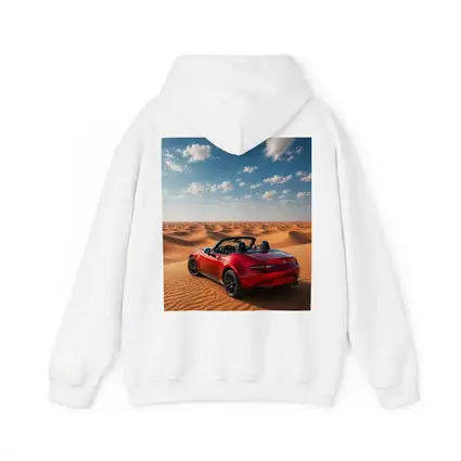 Mazda MX5 Red Convertible Desert Dunes