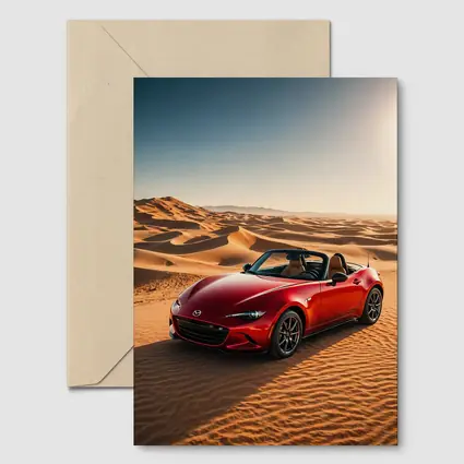 Mazda MX-5 Miata Red Desert Dunes