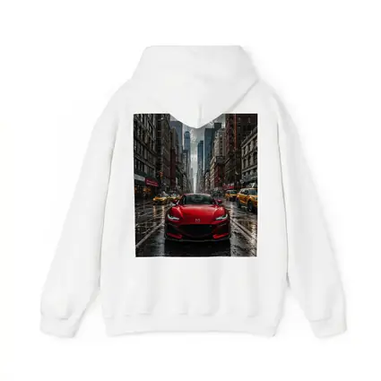 Mazda RX8 Red Car New York Street