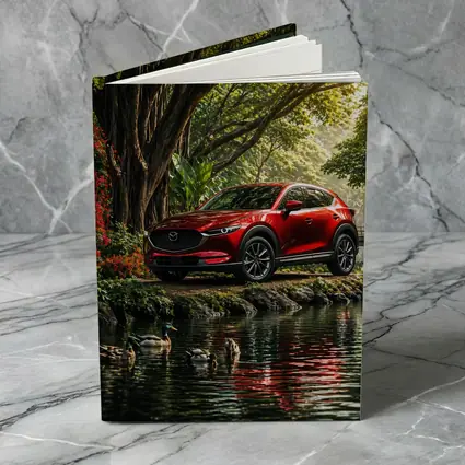 Mazda CX5 Red SUV By River