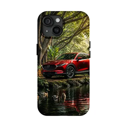 Mazda CX5 Red SUV By River