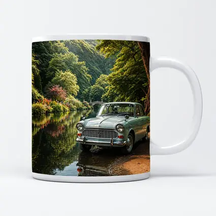 Mazda Classic Car By Scenic River