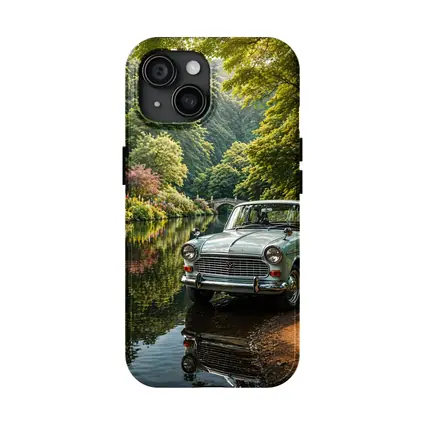 Mazda Classic Car By Scenic River