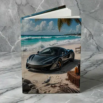 McLaren 570S Parked On Tropical Beach