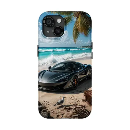 McLaren 570S Parked On Tropical Beach
