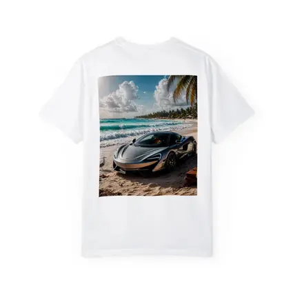 McLaren 570S Parked on Tropical Beach