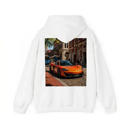 McLaren 570S Orange Supercar City Street
