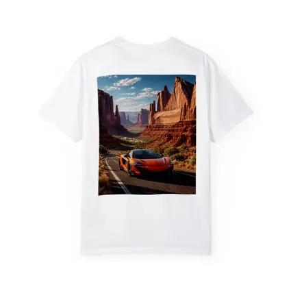 McLaren 650S Orange Canyon Desert Road