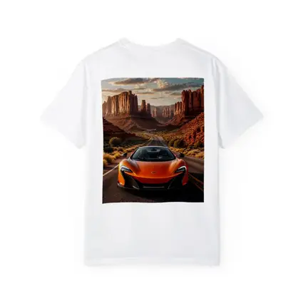 McLaren 650S Orange Canyon Desert Road
