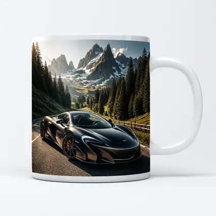 McLaren 650S on Alpine Mountain Road
