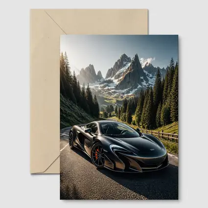 McLaren 650S on Alpine Mountain Road