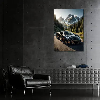 McLaren 650S on Alpine Mountain Road